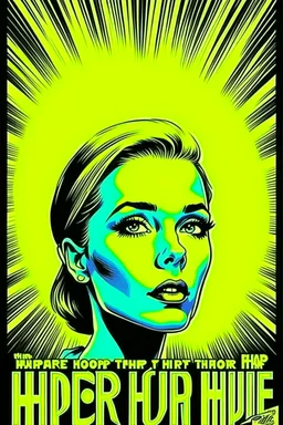 Vintage pop art style, light of hope