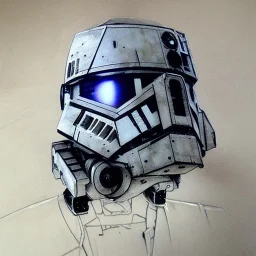 photorealistic at-at pilot helmet with weathered painting , illustration on coarse canvas by <agnes cecile> and <Yoji Shinkawa>, ornate and intricate details , soft smooth lighting, ultra detailed concept art,