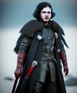 Jon snow toddler, full body, angry, dragon, dramatic lighting, hyper realistic