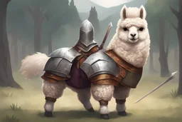 Alpaca Knight Warrior