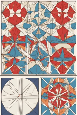 The three regular tilings of the plane.