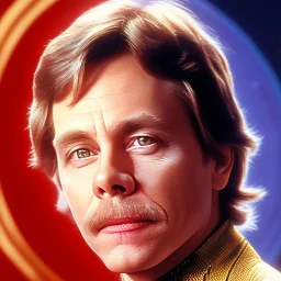 extremely detailed 8k hyperspace wallpaper,complete and photo realistic detailed head to waist stunning photo realistic portrait of mark hamill as luke skywalker in star wars with short lenght, Symmetrical, soft, fine, warm, photo realistic hair, blue eyes, professional majestic photo realistic painting by Ed Blinkey, Atey Ghailan, by Jeremy Mann, Greg Manchess, Antonio Moro, trending on ArtStation, Intricate, High Detail, Sharp focus,dramatic, by greg rutkowski,harsh and rough face, jedi outfit