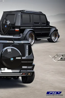 BMW G-Class musou black hyper sport, Rear View, 4K, Ultra Realistic
