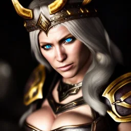 Ultra detailed fullbody Portrait in oil on canvas of Skyrim busty female Viking GreatHall ,extremely detailed digital painting,ultrarealistic skin,intense stare, extremely detailed face, crystal clear eyes, mystical colors ,perfectly centered image, perfect composition, rim light, beautiful lighting,masterpiece ,8k, stunning scene, raytracing, anatomically correct, in the style of Simon Bisley and Ohrai Noriyoshi and robert e howard and Steve Jung and Wizyakuza and uncannyknack.