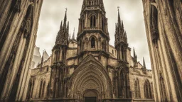 cathedral of the inquisition in fantastic gothic art style