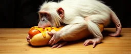 albino chimp hot dog limbo