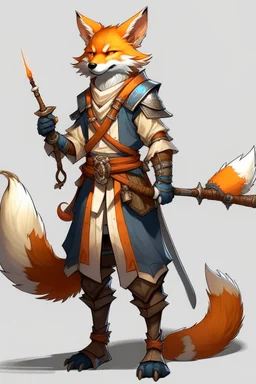 fox of nine tails humanoid cleric fighter dnd