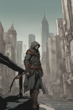 human rogue in a city