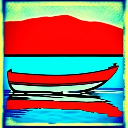 boat pop art