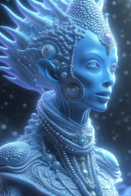 Frozen alien , 3d 4k octane render, lifelike, photorealistic, artstation, illustration, smooth, sharp focus, ornate, intricate, complex, highly detailed, digital painting, smooth, art by tom bagshaw, akihiko yosh