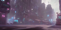 video game level design, city environment, concept art, cinematic