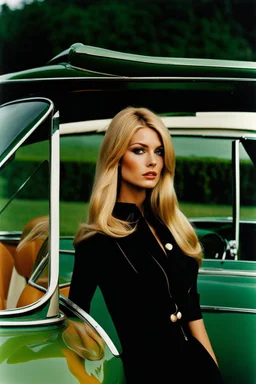 sixties fashion photography, natural young female, most beautiful female, longer light blonde hair, middle parting, beautiful like an undressed supermodel from the sixties, beautiful face, unbelievable sexy, space supermodel, helmut newton, polaroid colors, realistic, claudia schiffer, brigitte bardot, sharon tate, gigi hadid, chaterine deneuve