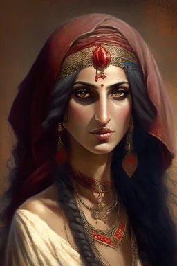 picture of Lilith as a middle eastern woman