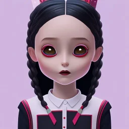 wednesday addams rolünde oynayan jenna ortega netflix 2022