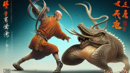 shaolin master vs dino