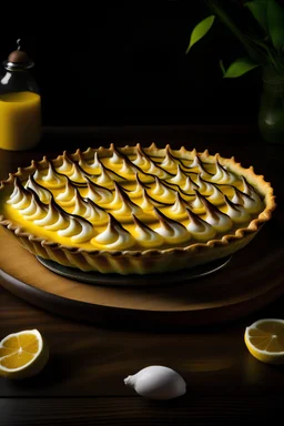 lemon meringue pie, upside down