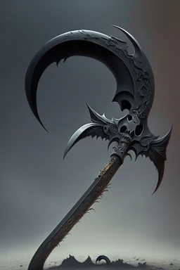 black big scythe