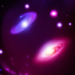 porte des étoiles, 4K, photo réaliste, détails, rose et bleu, galaxie