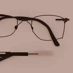 A very delicate and beautiful prescription glasses, perfect details