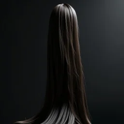 simple sculpted long hair