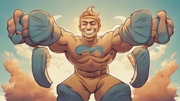 An illustrative image of a confident and smiling individual, symbolizing self-confidence and positive thinking. The image represents the power of the mind and belief in one's abilities to achieve success and overcome challenges.