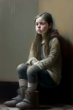 Sitting girl