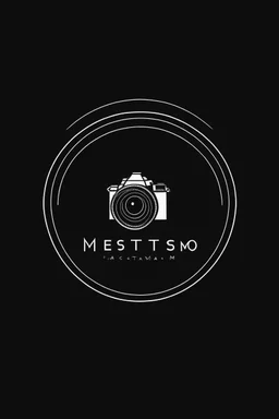 give me a logo minimalist about photostudio and cafe