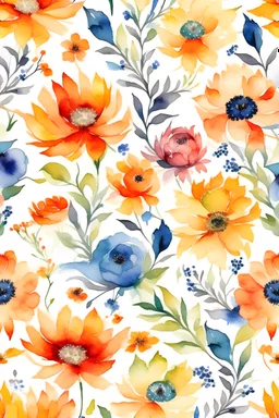 watercolor flowers