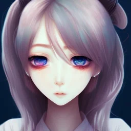 crying anime girl