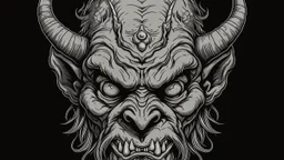 وجه الشيطان الرمادي