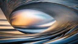 Exciting photograph that works like an escape from the world, and works as a world to escape to, dreams of vintage composition, extreme 3D water drop art of a hyper surrealism, abstract, speed lines motion blur, geometric path, lines of force, flux, beautiful, mysterious, scintillating, fluid, transcendental