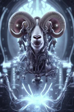 sheep brain cyborg, matrix style