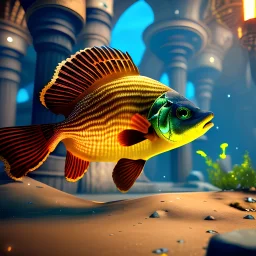 steampunk fish, 8k resolution, dynamic lighting, ultra hyperdetailed, Unreal Engine 5, ultra colourful, very small details, realistic