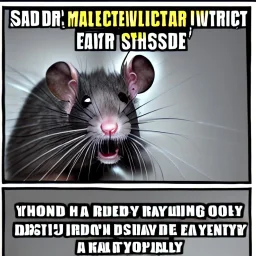 Mad scientist rat lightning