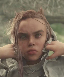 Billie Eilish, clip, photorealistic, 8k