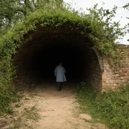 Odd village, Max Ernst style, rural Romania, claustrophobic