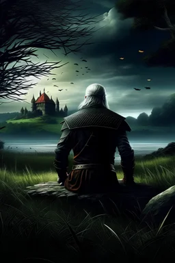 Make a Composition of the witcher game in square image
