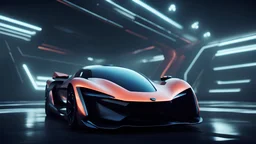 extreme future hypercar concept. 4k, highly detailed, ultra realistic cinematic lighting, 8k, vivid and colorful lighting, surreal photography, portrait. nebula sky
