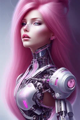 cyborg, pink hair, sexy, perfekt, real, dream