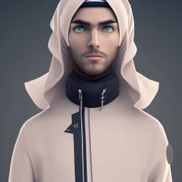 naruto, ninja, arab portrait, 8k resolution