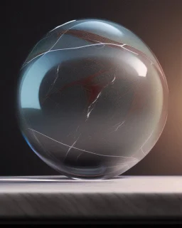 AI glass marble art realisticv2 surrealism 4k resolution