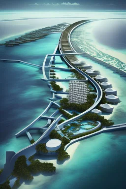 Futuristic infrastructure for maldives