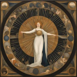 Edward Burne-Jones La Roue de la Fortune Entre 1875 et 1883 Huile sur toile H. 200 ; L. 100 cm; pds. 80 kg. avec cadre H. 259 ; L. 151,5 cm Achat, 1980 © RMN-Grand Palais (Musée d’Orsay) / Gérard Blot