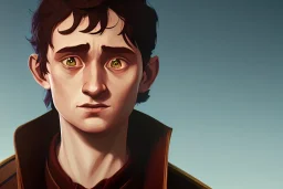 Portrait of Frodo by Jake Bartok