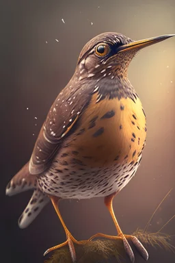 Create a new kind of thrush bird