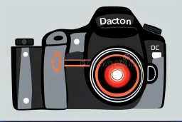 DSLR Camera Photography Vector Vector Illustration