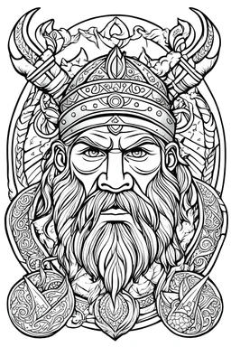 b/w outline art coloring book page for kids , coloring pages, simple Viking symbols, white background, Sketch style (((((white background))))), only use outline, cartoon style, line art, coloring book, clean line art, Sketch style, line-art
