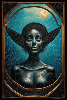 Web of manipulation; Lowbrow Surrealism