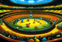 a Pokémon stadium