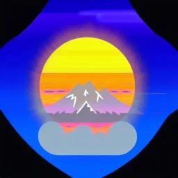 Alberta Fires, VaporWave, icon, forest fires, burning